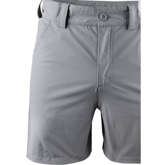 FitsT4 Men’s Cargo Hiking Shorts Gray Stretch Water Resistant Quick Dry L - Picture 1 of 7